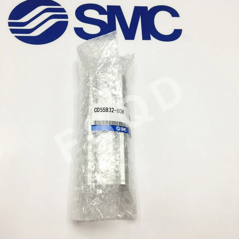 CD55B63-5M CD55B63-10M CD55B63-15M CD55B63-20M CD55B63-25M CD55B63-30M CD55B63-35M CD55B63-40M CD55B63-45M CD55B63-50M SMC Компактный цилиндр двойного действия одинарный стержень сквозное отверстие CD55B серии обоих концах нарезной общий