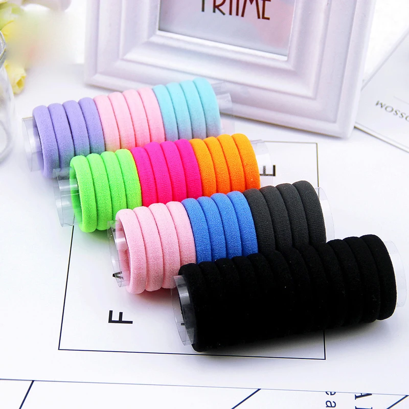

Elastic Hair Band Hairdressing Tools Black Rubber Band Hair Ties / Rings / Ropes Gum Springs Ponytail Holders Hair Accessories