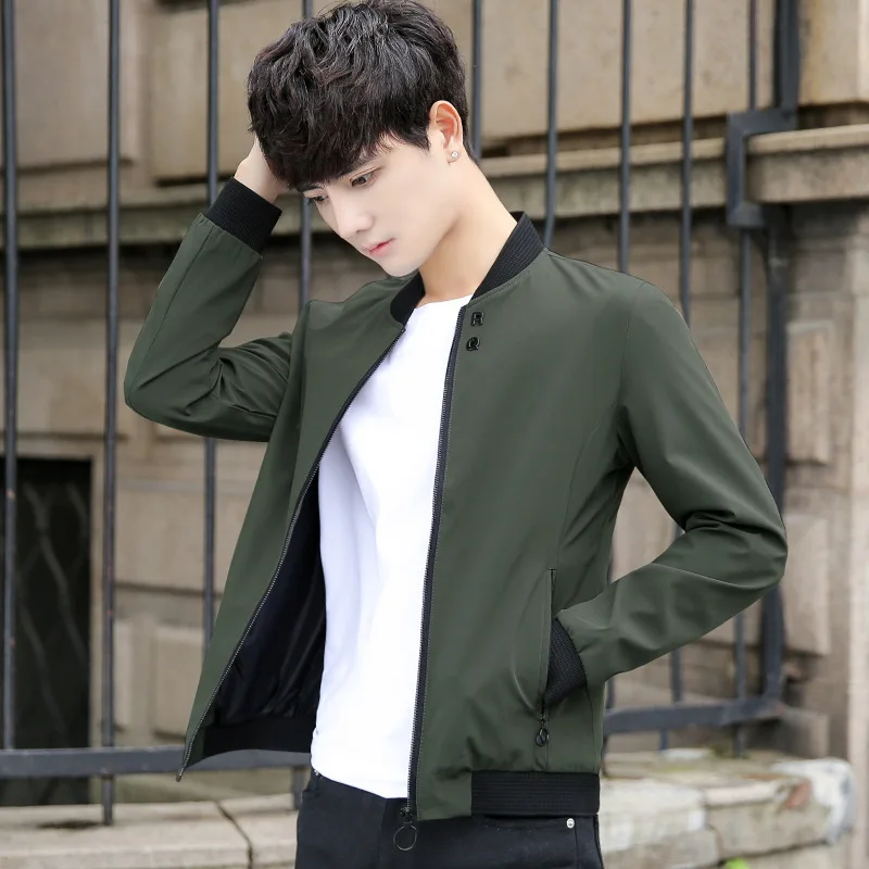 Jacket Men's 2020 New Casual Slim Korean Jackets Men Fashion Coat 4xl Mens And Coats Chaquetas Hombre KJ278 s | Мужская одежда