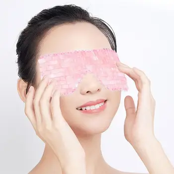 

Natural Jade Eyeshade Eye Patch Eye Massager Tool Cooling Relief Eyes Fatigue Curtain Sleeping Mask Eye Relaxation Massage Stone