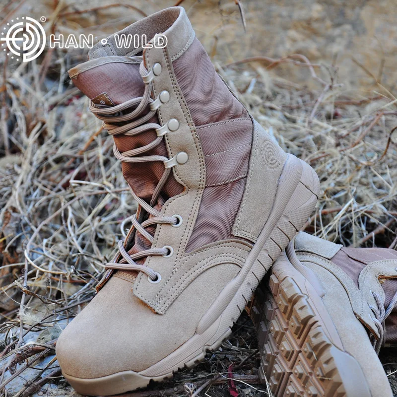 

Culvert Wild CQB Ultra-Light Combat Boots Desert Continent Lightweight Combat Boots Shock Absorption Hight-top Outdoor Tactical