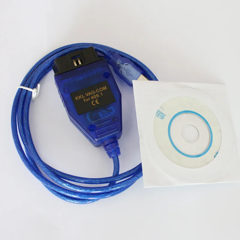 FT232RL чип Автомобильный USB Vag-Com интерфейсный кабель KKL VAG-COM 409,1 OBD2 II диагностический сканер автоматический кабель USB Vag-Com интерфейсный кабель