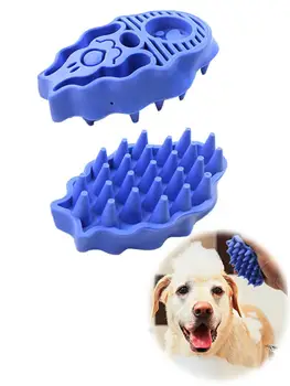 

Silicon Pet Dog Brush Comb Bathing Tool Massaging Glove Dog Brush Long Hair Shampoo Clean Pet Hair Remover Grooming Supplies