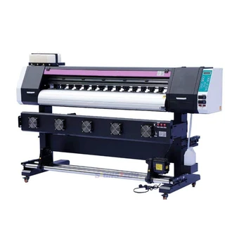 

1.85m print area flex banner Car stickers printing machine two head xp600 dx5 dx7 head 1.85m printer from China Guangzhou