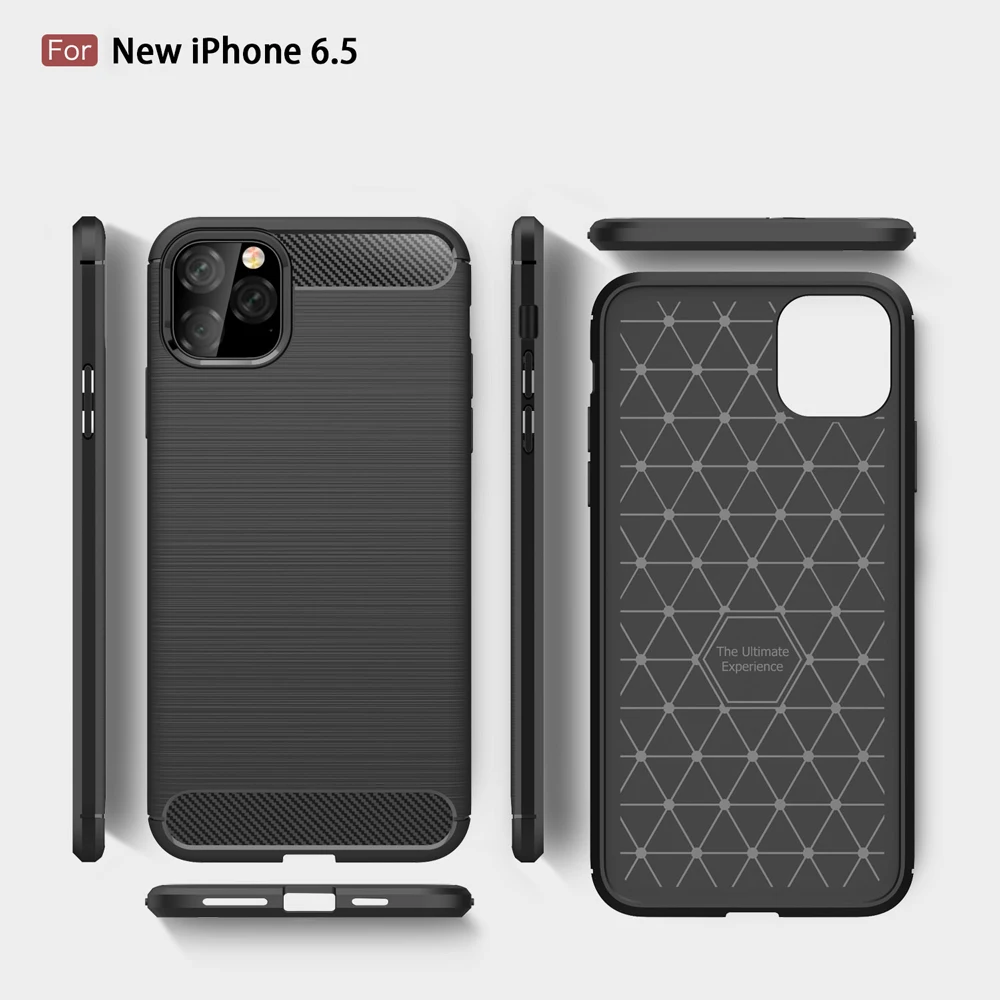 Чехол FAYANG из углеродного волокна для iphone 11 Pro Max размер xir xis max TPU чехол силиконовый
