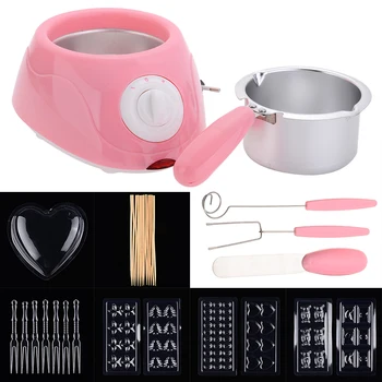 

Single Pot Electric Heating Chocolate Melting Machine Candy Melting Pot Chocolate Fountain Fondue Kitchen Tool