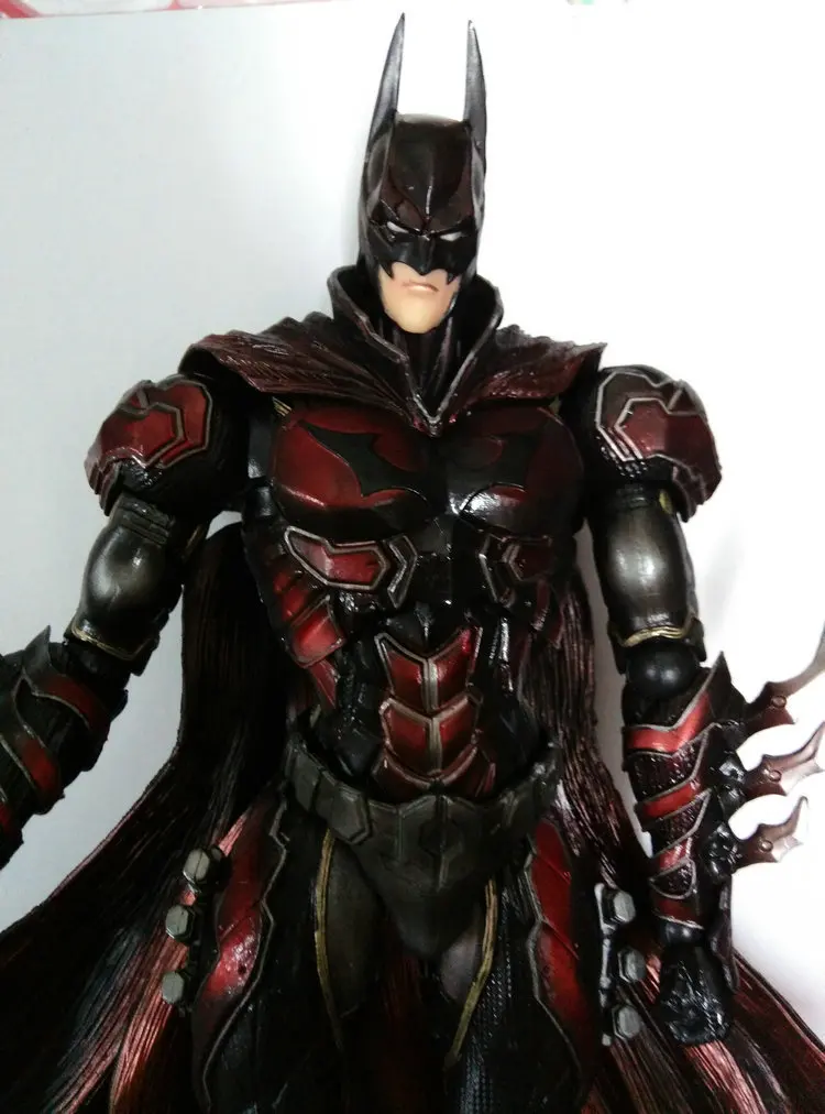 PA super heroes dc экшн-фигурки Play Arts kai Justice League Темный рыцарь красный Бэтмен 27 см горячая модель игрушки носки darts коллекция