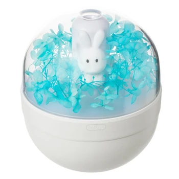 

Battery Air Humidifier 220ML Rabbit Diffuser Rechargeable Humidification USB Aroma Essential Oil Diffuser Cool Mist Maker Fogger