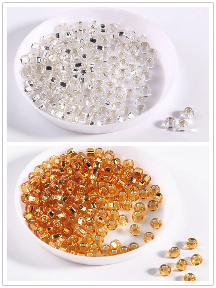 10g 2mm/3mm/4mm Glass Seed Beads Square Spacer Glass Beads For Jewelry Making Handwork Tailor Diy Lentejuelas Bracelets Necklace Jewelry Making Supplies