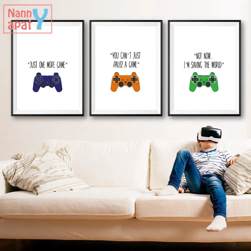 Игра картина с цитатой геймерская игра подарок для мальчиков и девочек игровой