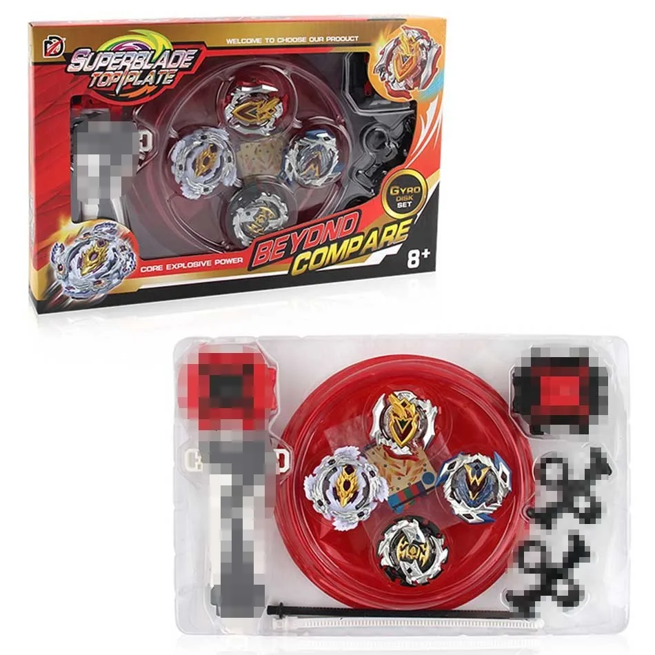 Оригинальная коробка Beyblade Burst для продажи Металл Fusion 4D с пусковым устройством и Bayblade Арена стадион спиннинг Топ Набор Детские игры игрушки