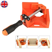 

90 Degree Right Angle Clamp For Clamping Plastic Single Handle Corner Clip Framing Photo Joiner's Grip Woodworking Welding Metal