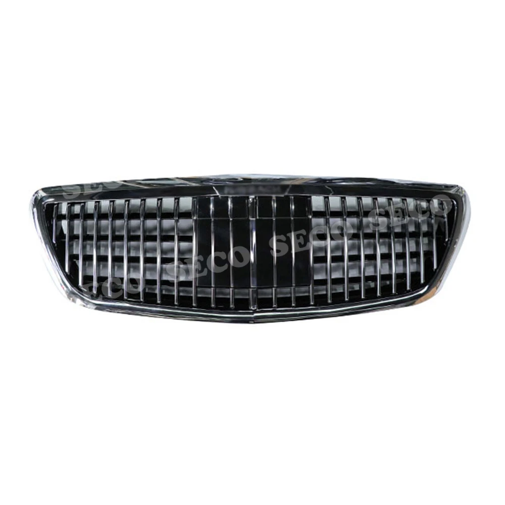 Для Mercedes Benz W222 S320 S350 S400 S560 S600 S680 S65- Решетка переднего бампера сетка MH стиль Гриль Крышка стайлинга автомобилей
