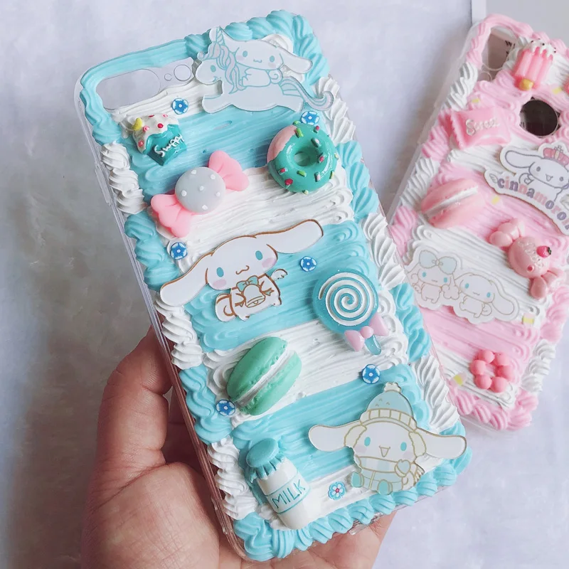 Для samsung s8/s9/s10plus DIY чехол note 8/note9/note10+ 3D phone oroll телефон чехол для Galaxy s6/s7edge милая собака кремовый ручной работы - Цвет: blue