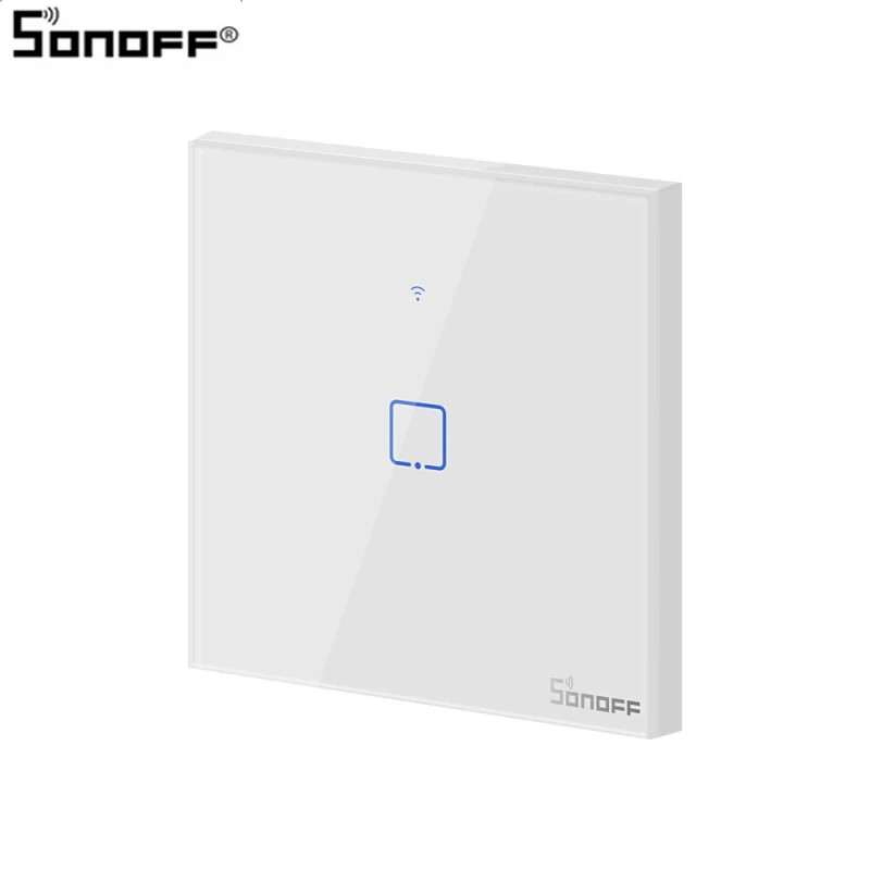SONOFF T1 TX Smart Панель Wi-Fi Умные выключатели с 1/2/3 банды умный сенсорный переключатель для Google Home Alexa умный дом штепсельная вилка стандартов ЕС и Великобритании и США