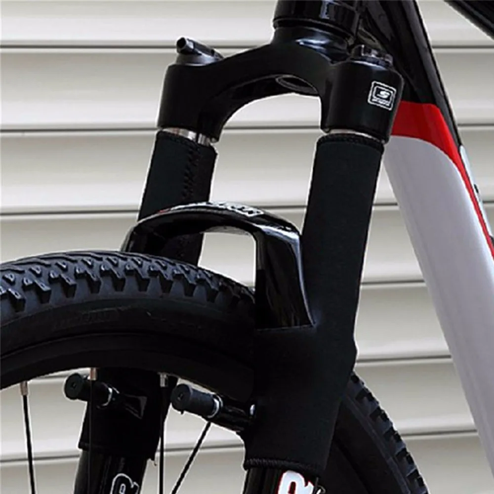 

1 Pair Bicycle Frame Chain Protector Cycling MTB Bike Front Fork Protective Pad Guard Wrap Cover Set Bicycle Accessories