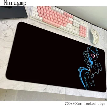 

my little pony mousepad 3d gaming mouse pad 700x300x3mm computer gamer accessories large mat Kawaii laptop desk protector pads