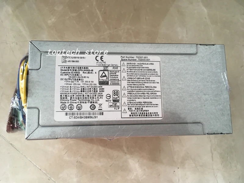Блок питания для 600 G1 702307-001 702455-001 240 Вт будет полностью протестирован перед
