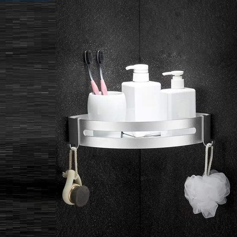 Estante Mensole Фен держатель Badkamer Rack Repisas Etagere Фреска Salle De Bain полки Аксессуары настенная полка для ванной комнаты - Цвет: Version A