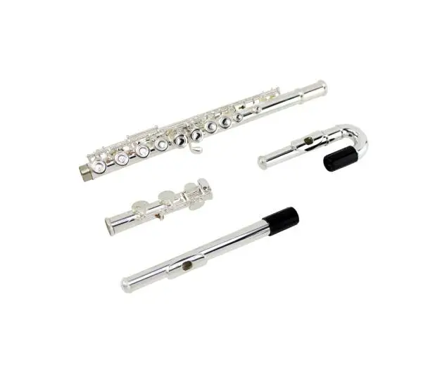 

MARGEWATE, 16 отверстий, закрытая изогнутая мелодическая флейта, Детская Флейта с серебряным покрытием, музыкальный инструмент