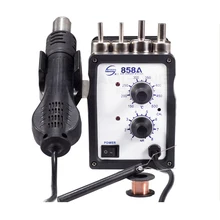858A smd hot air rework station equipment