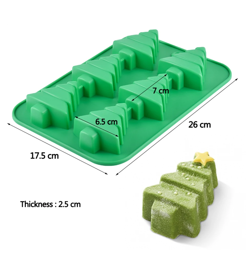3 стиля силиконовая форма для кекса DIY Рождественская елка украшения формы для выпечки выпечка торта ко дню рождения лоток инструменты для тортов