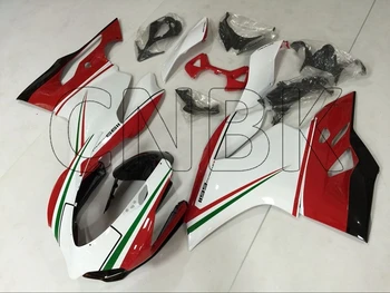 

for 889 13 14 Fairing Kits 889 2014 Red White Motorcycle Fairing for DUCATI 1199 2012 - 2014 Fairing
