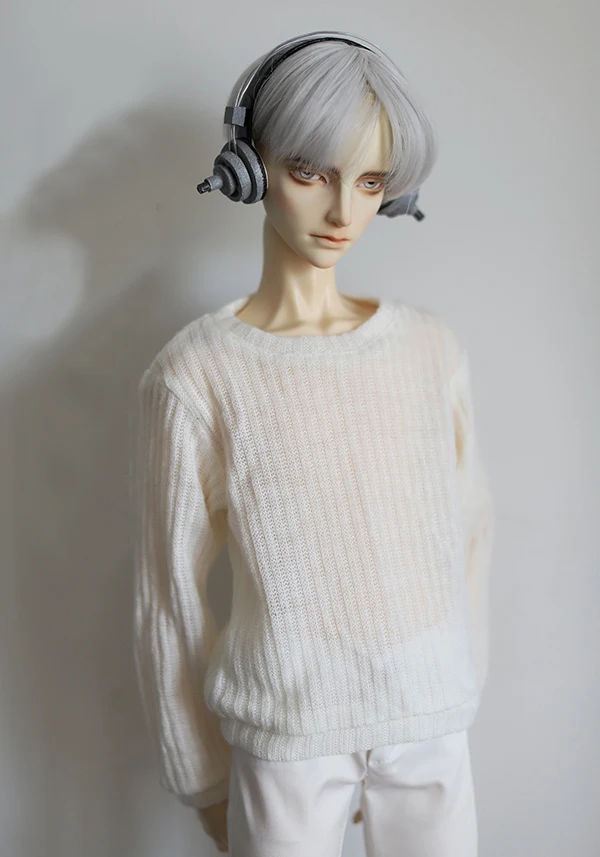 1 шт. Новинка BJD Кукла одежда шерстяной свитер пальто для 1/3 1/4 дядюшка белый серый хаки Кукла Одежда Аксессуары
