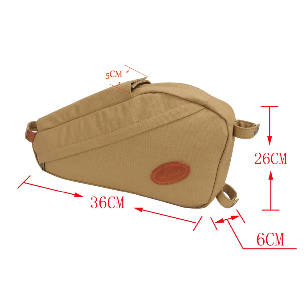 Винтажная велосипедная сумка Tourbon треугольная Сумочка на плечо для велосипедной