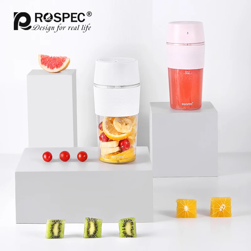 ROSPEC BPA Бесплатный Портативный блендер USB перезаряжаемая соковыжималка для