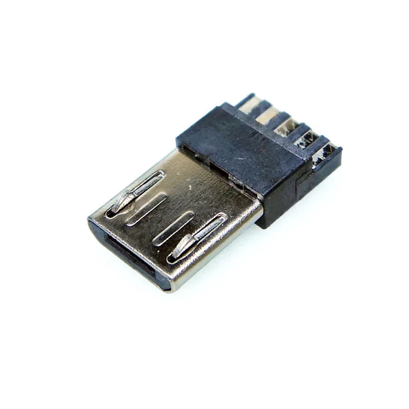 20 шт./партия 5 Pin/4 Pin Micro USB разъем Jack хвост USB разъем Sockect терминалы мужские разъемы - Цвет: 1. As photo