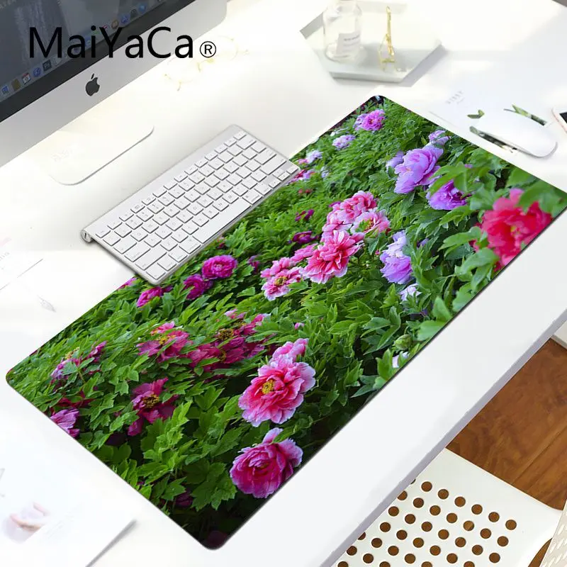 MaiYaCa цветы Пион Комфортный коврик для мыши игровой коврик для мыши