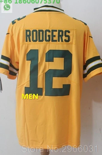 For men Блейк Мартинес Jimmy Graham Качественная мужская футболка для взрослых 12 Aaron Rodgers Clay Matthews 52 Ha Clinton-Dix 21 Green Bay - Цвет: For men