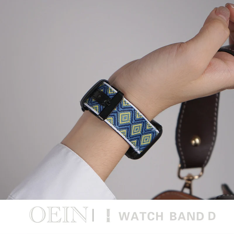 Creative personality cool leather national wind strap for Apple watch series 5 44mm 40mm iwatch band series 1234 38mm 40mm