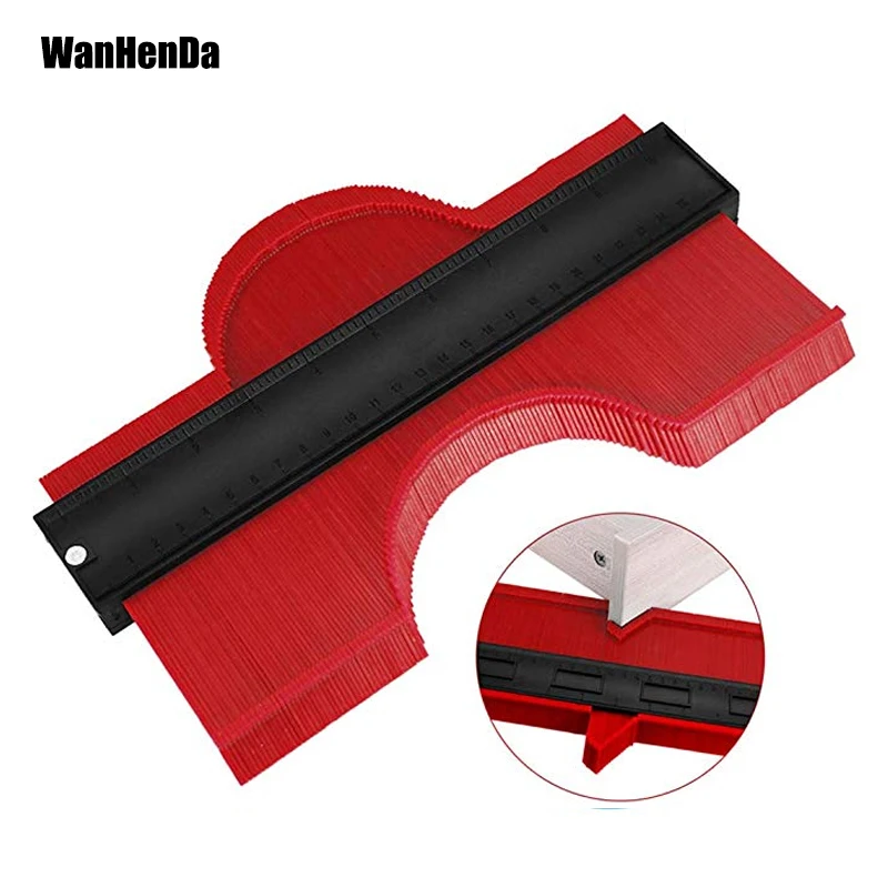 

Plastic Profile Copy Gauge Contour Gauge Duplicator Standard 5"/10'' Width Wood Marking Tool Tiling Laminate Tiles General Tools