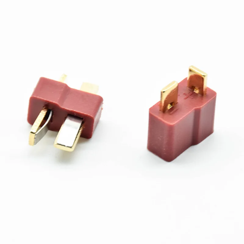 Conector Dean Cable De Carga Premium Lipo - Conector T Dean A Banana, 30 Cm, 14 AWG, Para Baterías Conector Dean 5 Pack