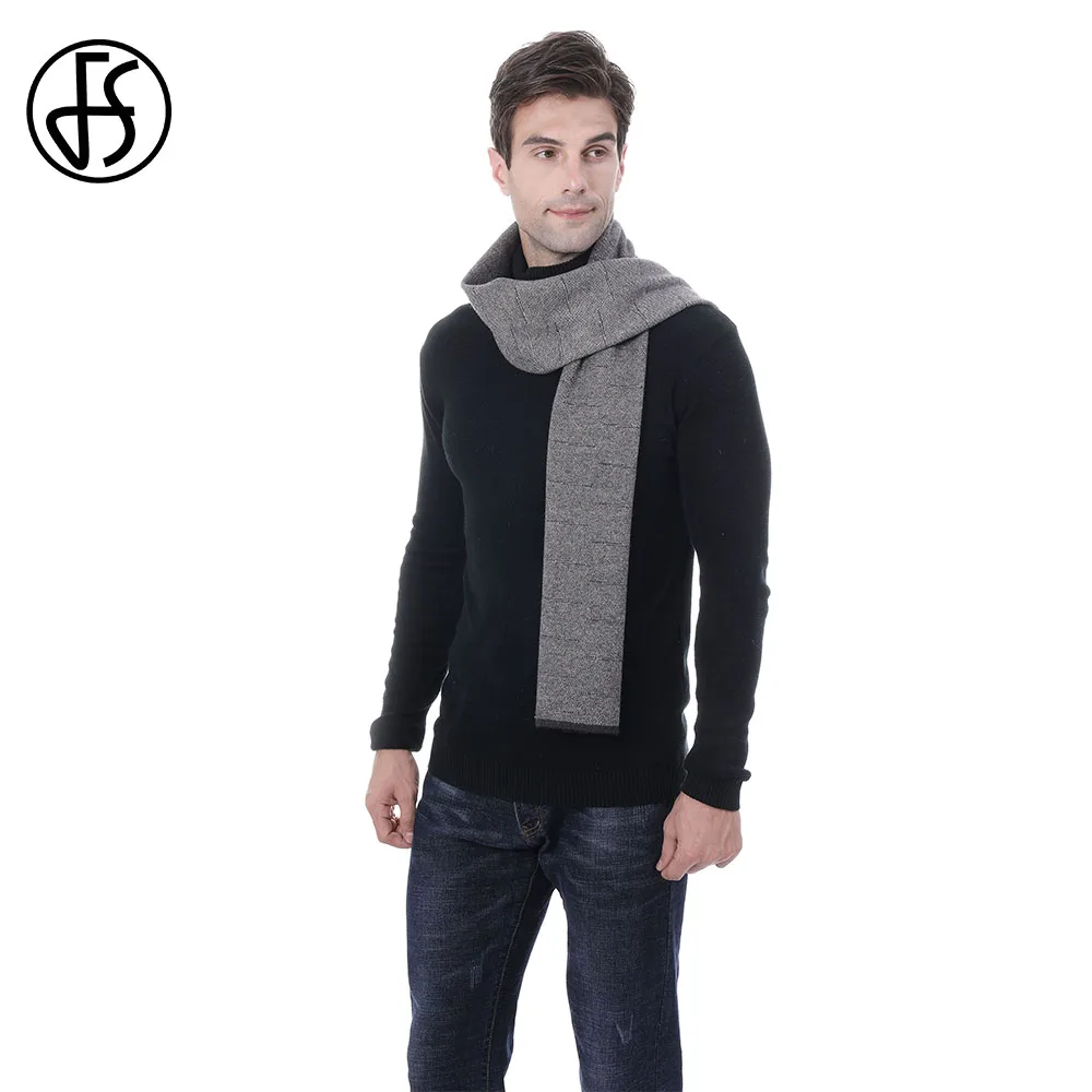 

FS Fashion British Cashmere Pashmina Scarf Men Winter Warm Soft Shawls Wraps Bufandas Mujer Scarves High Quality Neckerchief