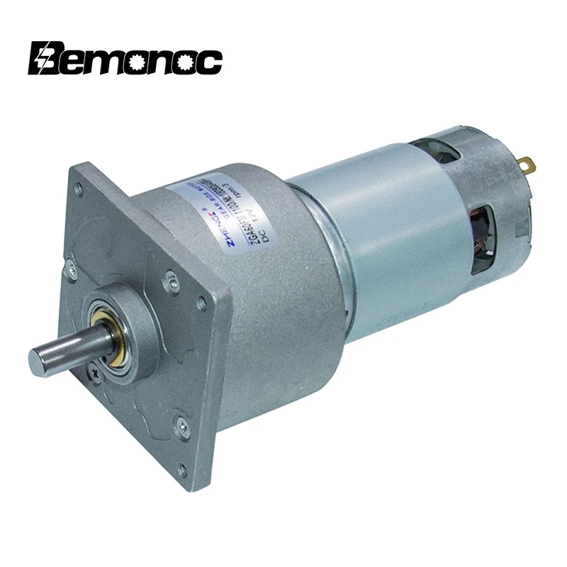

Bemonoc Micro Brush DC Geared Deceleration Motor 12V 24V 3-500rpm DC Electric Speed Control Positive and Reverse Gear Motor