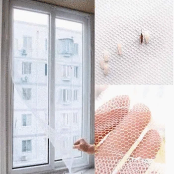 

Hot Sale Screen Protector Windows Net Curtain Flyscreen Summer DIY Insect Fly Bug Mosquito Door Window Net Mesh Home Decoration