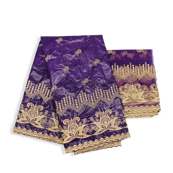 

bazin riche getzner 2020 nouveau purple african bazin riche fabric with beads basin riche getzner high quality 5+2yards