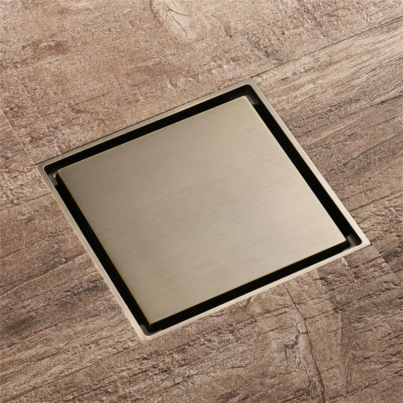 

Hideep Copper Floor Drain Bathroom Large Flow Pest Control Deodorizing Floor Drain Bronze Vintage Floor Drain Wholesale