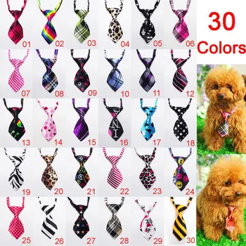 

1Pcs Teddy Adjustable Bow Tie Pet Necktie 2019 Fashion Cute Bow Ties Collar Dots Leopard Lovely Dog Cat Puppy Pets Accessories