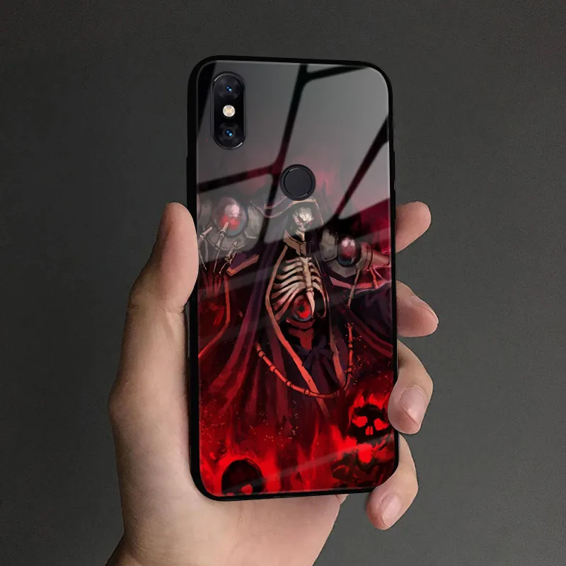 Роскошный чехол для телефона с постером из аниме Overlord, стеклянная крышка, Мягкая силиконовая оболочка для Xiaomi mi 8 9 SE mi x 2 2s 3 Red mi Note 5 6 7 8 Pro - Цвет: AE 2201