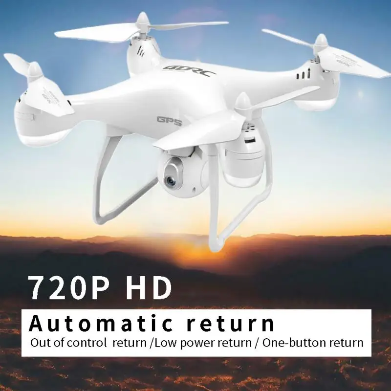 4DRC Wide Angle Professional HD Smart High Definition GPS Navigation White Quadcopter Gift Remote Control Plastic Practical WIFI