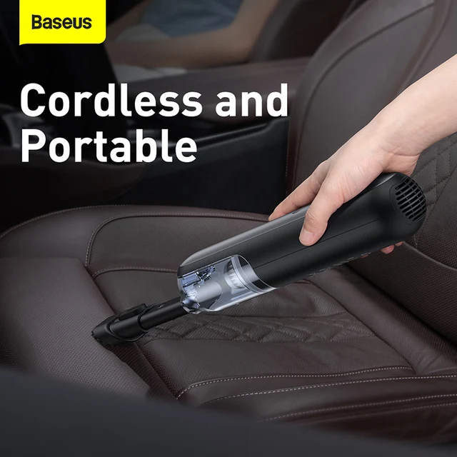 Baseus 4000Pa Car Vacuum Cleaner A1 Wireless Vacuum for Automotive Home PC Cleaning Mini Portable Handheld Auto Vacuum Cleaner 5