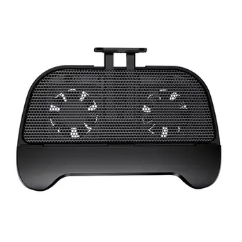 

RISE-Mobile Phone Cooling Radiator, Handheld Cooler Bracket Mobile Phone Charger Controller Gamepad (with Dual Fans)
