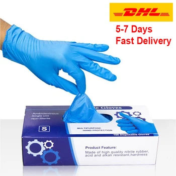 

100PC Disposable Rubber Gloves Latex Protective Dishwashing/Kitchen/Medical /Work/Garden Glove Universal For Left and Right Hand