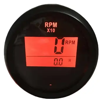

1pc Revolution Meter 52mm Digital Tachometers 0-9900 Rev Counter for Auto Ship Generating Units Agricultural Machinery Engines