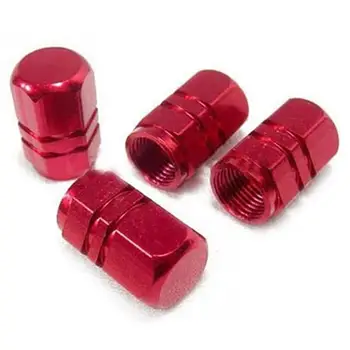 

4Pcs Aluminum Tire Wheel Rims Stem Air Valve Caps Tyre Cover Car Truck Bike Auto Car Accessories