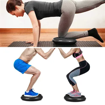 

Wobble Cushion Balance Disc Yoga Pad Stability Core Trainer Inflatable Portable Classroom Office Desk Chair Gymnastics Mat